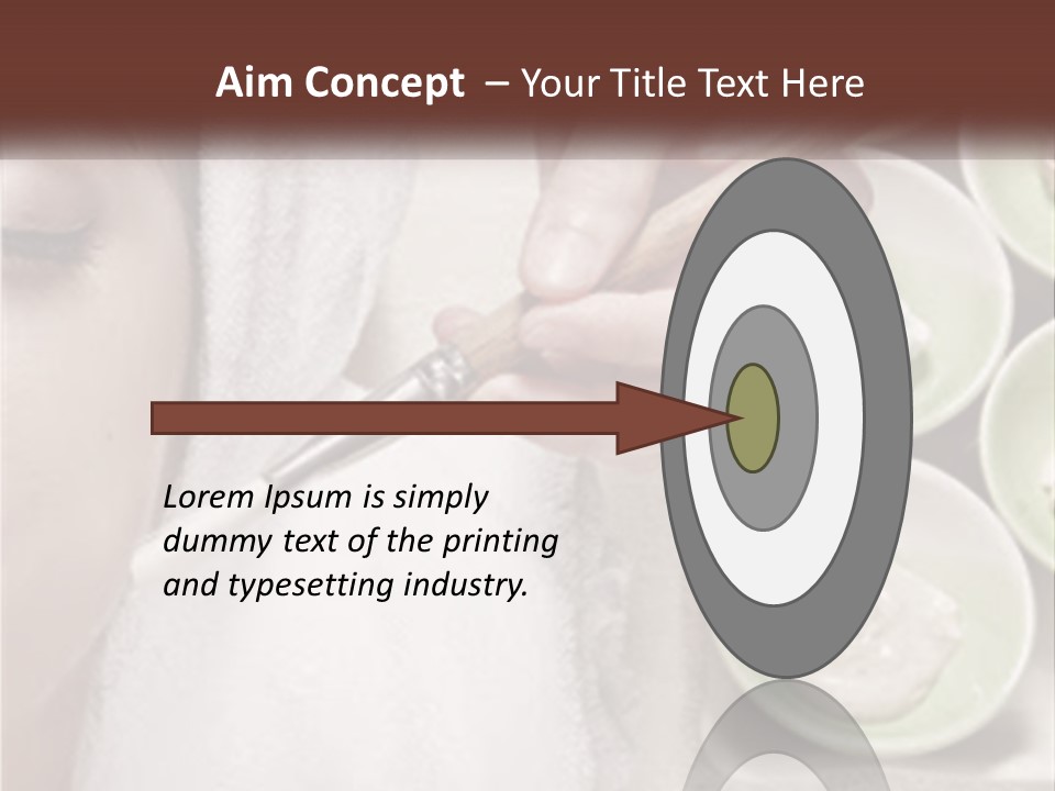 A Woman Getting A Facial Massage From A Spa Worker PowerPoint Template