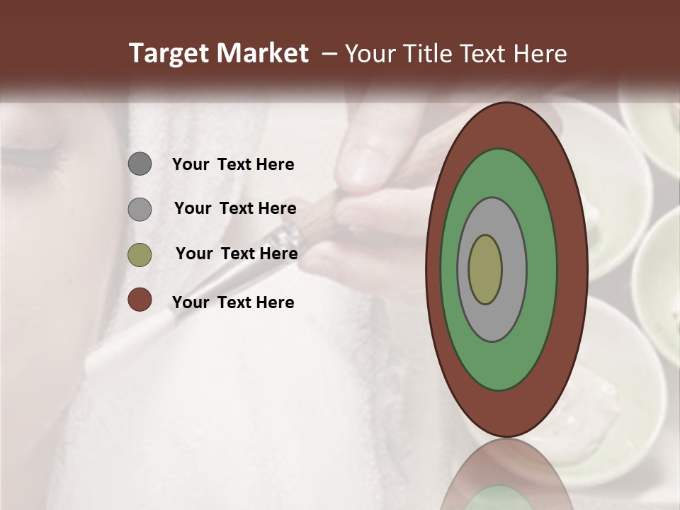 A Woman Getting A Facial Massage From A Spa Worker PowerPoint Template