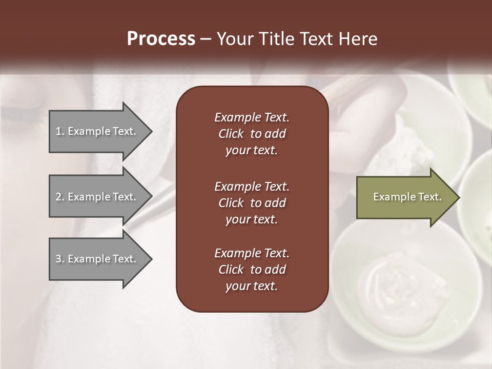 A Woman Getting A Facial Massage From A Spa Worker PowerPoint Template