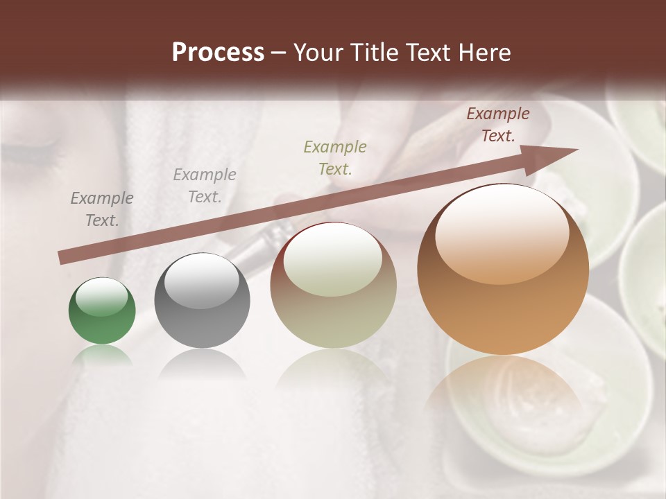 A Woman Getting A Facial Massage From A Spa Worker PowerPoint Template