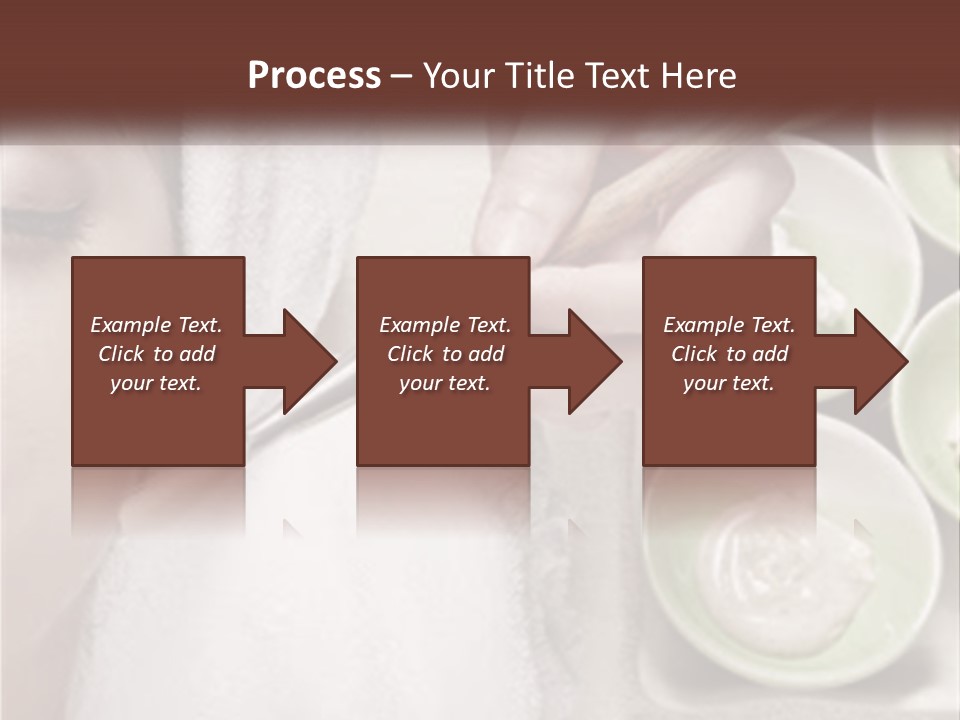 A Woman Getting A Facial Massage From A Spa Worker PowerPoint Template