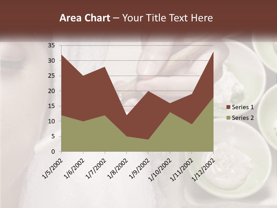 A Woman Getting A Facial Massage From A Spa Worker PowerPoint Template