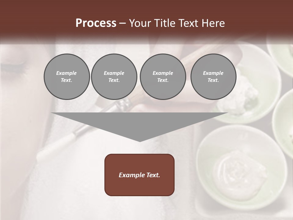 A Woman Getting A Facial Massage From A Spa Worker PowerPoint Template