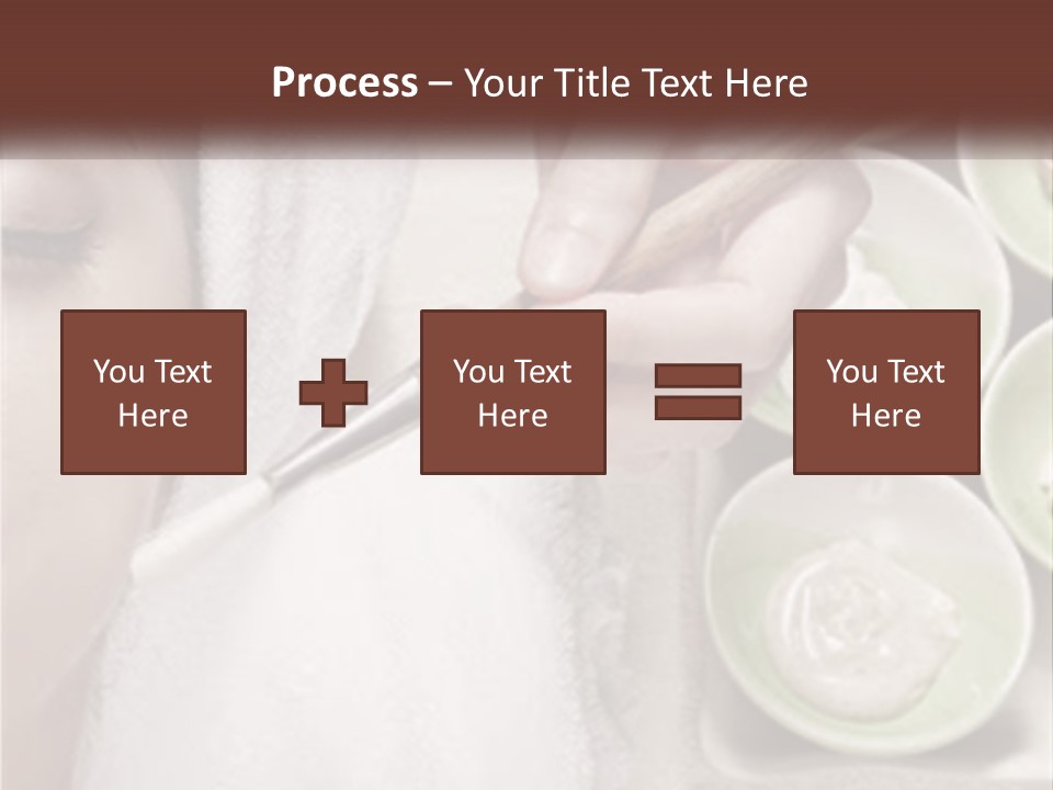 A Woman Getting A Facial Massage From A Spa Worker PowerPoint Template