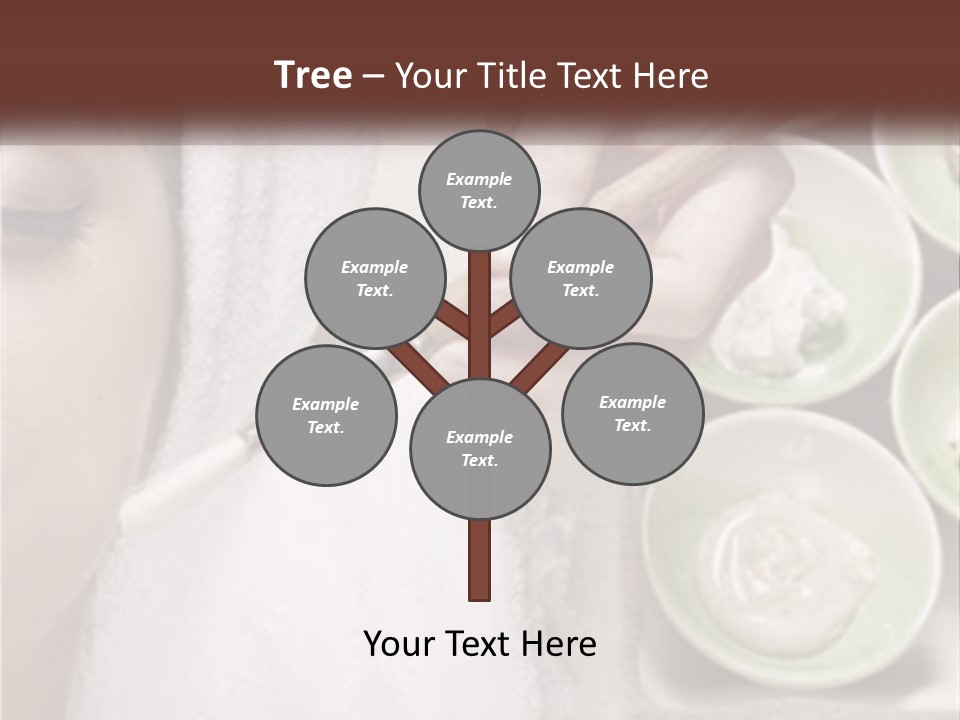 A Woman Getting A Facial Massage From A Spa Worker PowerPoint Template