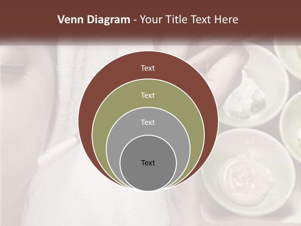 A Woman Getting A Facial Massage From A Spa Worker PowerPoint Template