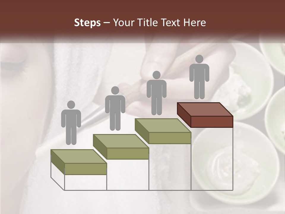 A Woman Getting A Facial Massage From A Spa Worker PowerPoint Template