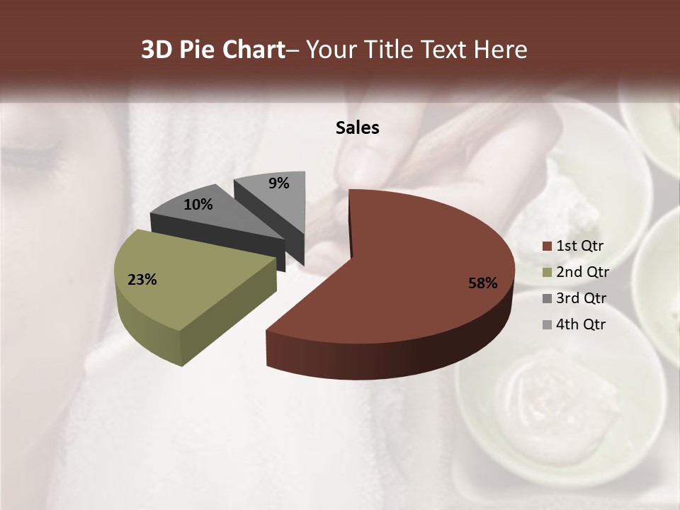 A Woman Getting A Facial Massage From A Spa Worker PowerPoint Template
