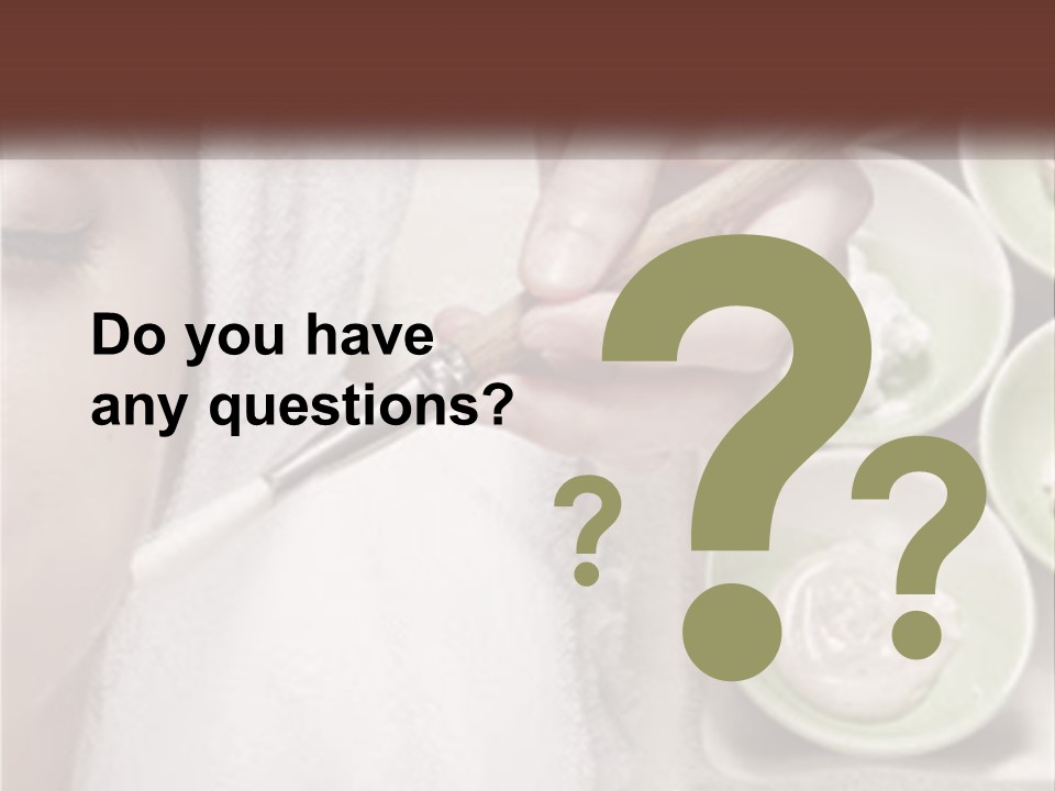 A Woman Getting A Facial Massage From A Spa Worker PowerPoint Template