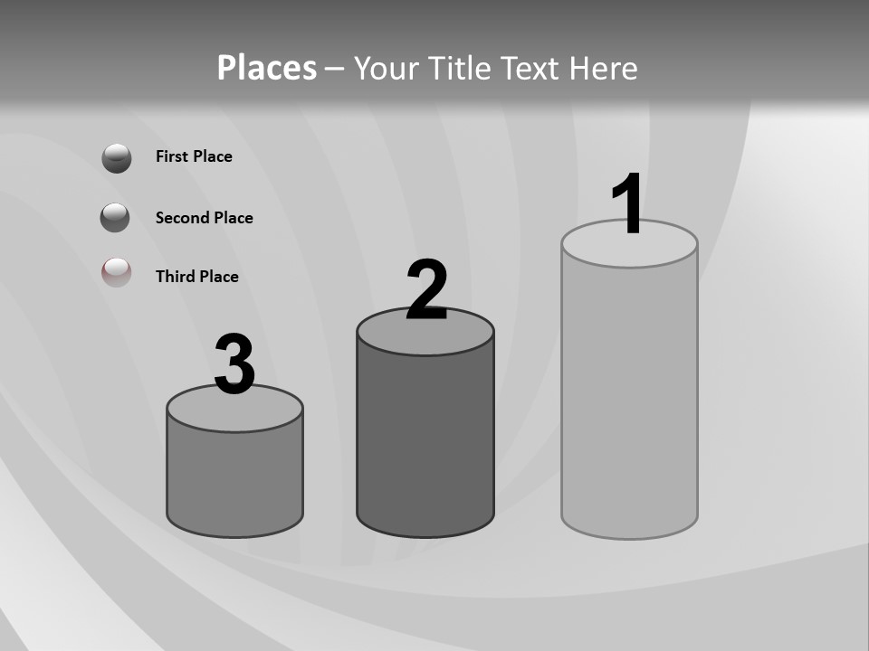 A Black And White Background With A Black And White Swirl PowerPoint Template