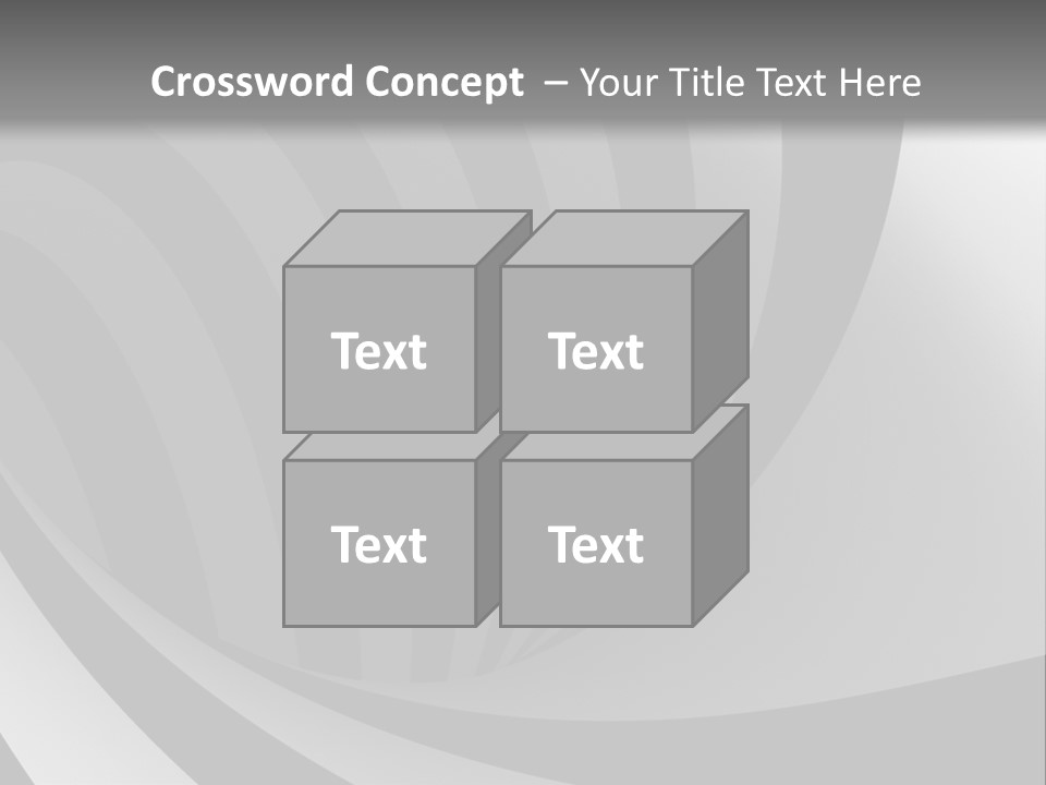 A Black And White Background With A Black And White Swirl PowerPoint Template