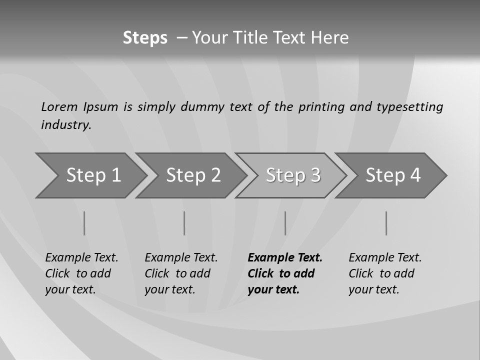 A Black And White Background With A Black And White Swirl PowerPoint Template