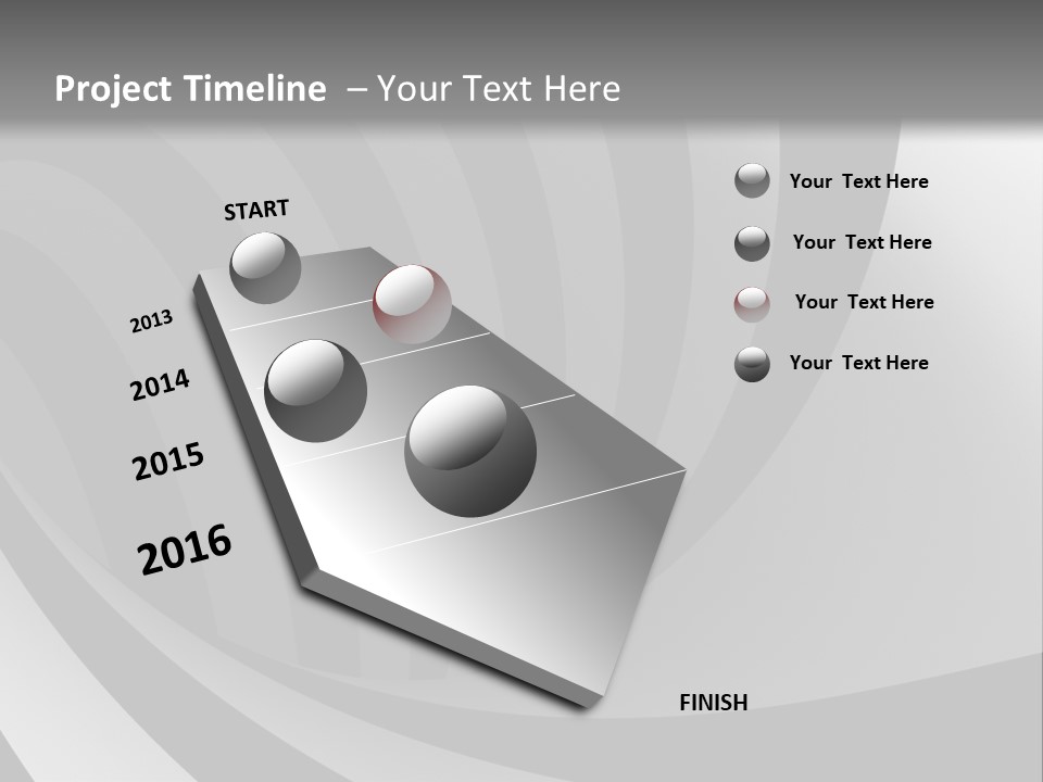 A Black And White Background With A Black And White Swirl PowerPoint Template