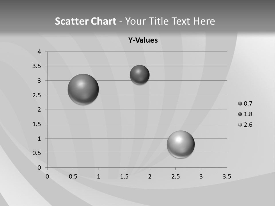 A Black And White Background With A Black And White Swirl PowerPoint Template