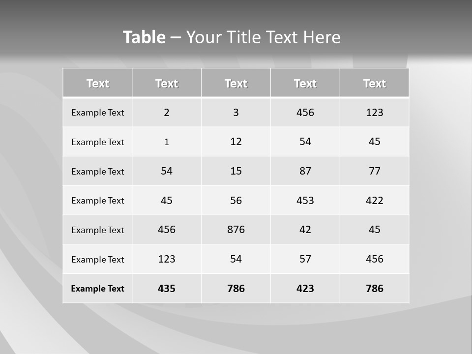 A Black And White Background With A Black And White Swirl PowerPoint Template