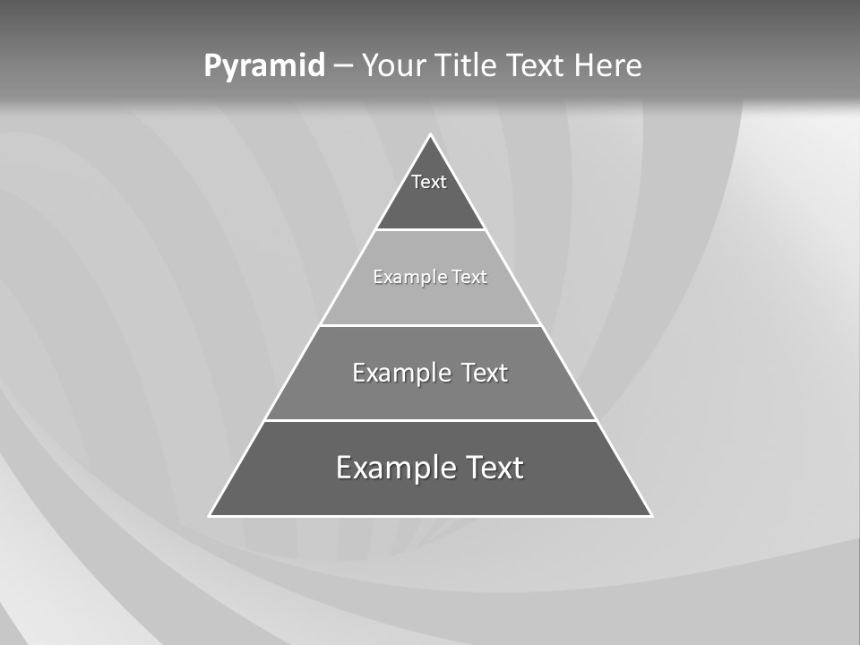 A Black And White Background With A Black And White Swirl PowerPoint Template