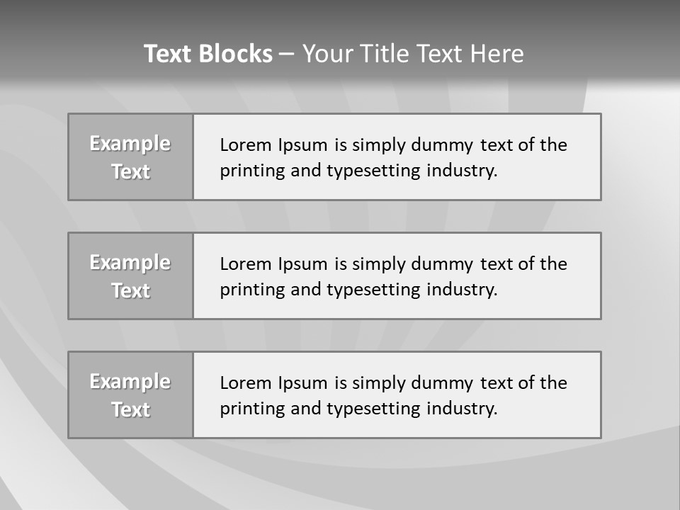 A Black And White Background With A Black And White Swirl PowerPoint Template