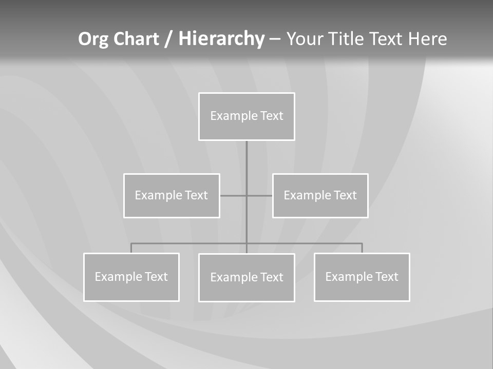 A Black And White Background With A Black And White Swirl PowerPoint Template