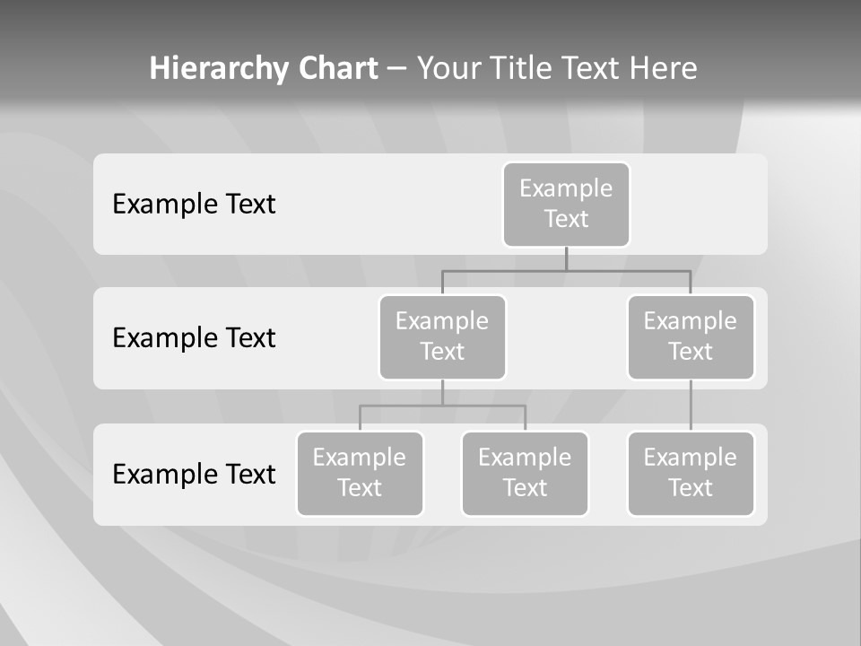 A Black And White Background With A Black And White Swirl PowerPoint Template