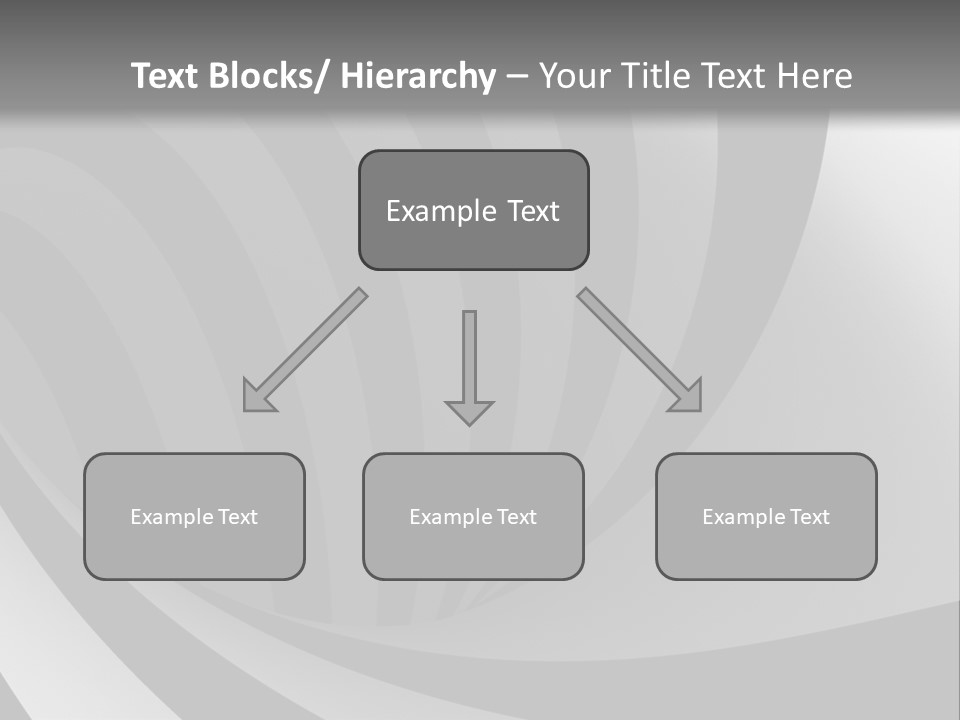 A Black And White Background With A Black And White Swirl PowerPoint Template