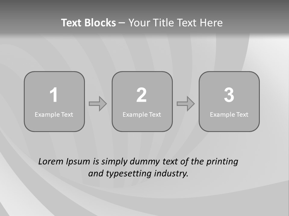 A Black And White Background With A Black And White Swirl PowerPoint Template