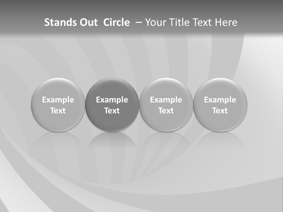 A Black And White Background With A Black And White Swirl PowerPoint Template