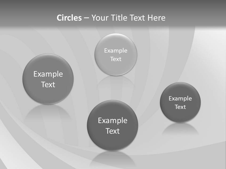 A Black And White Background With A Black And White Swirl PowerPoint Template