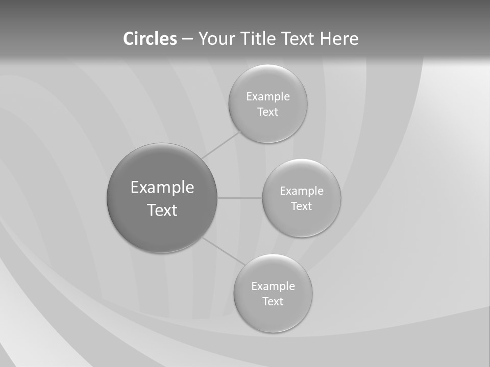 A Black And White Background With A Black And White Swirl PowerPoint Template