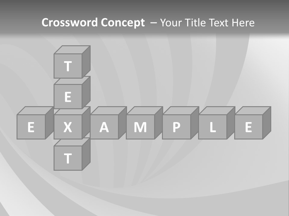 A Black And White Background With A Black And White Swirl PowerPoint Template