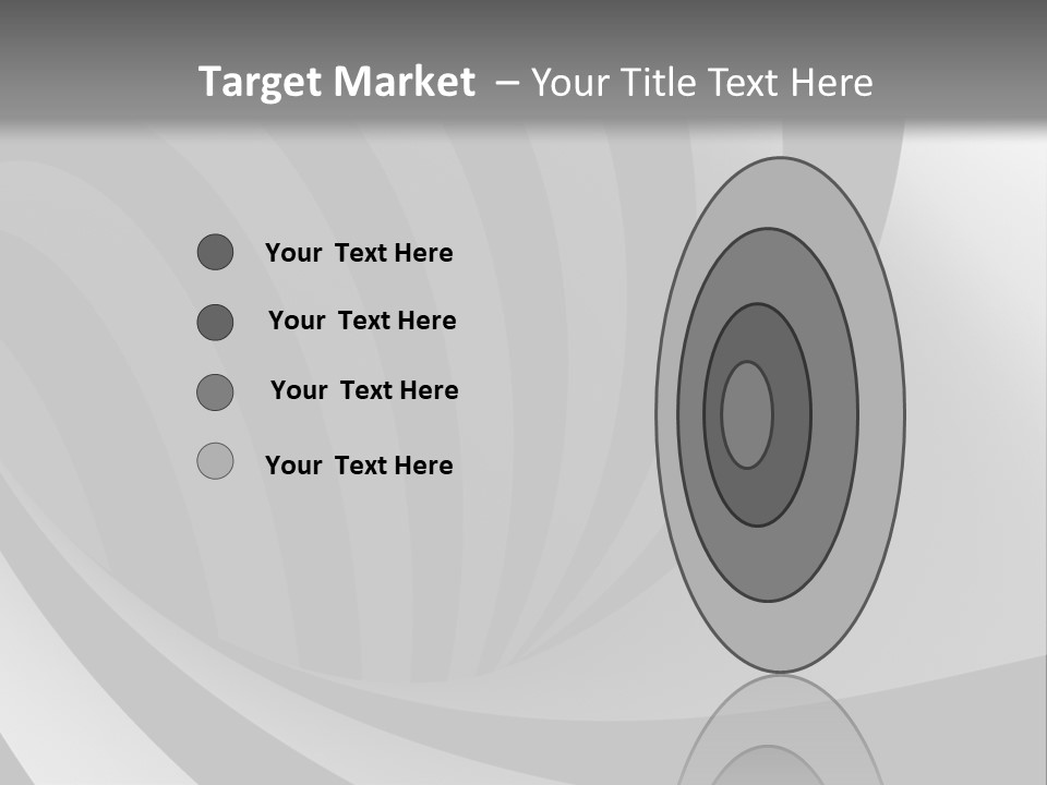 A Black And White Background With A Black And White Swirl PowerPoint Template