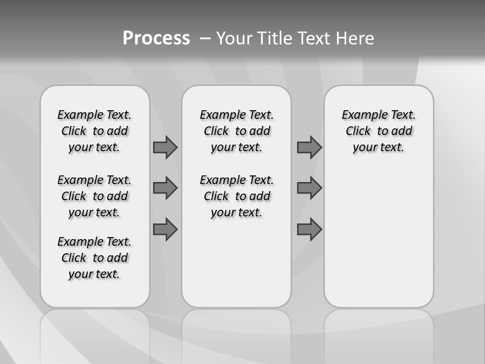 A Black And White Background With A Black And White Swirl PowerPoint Template
