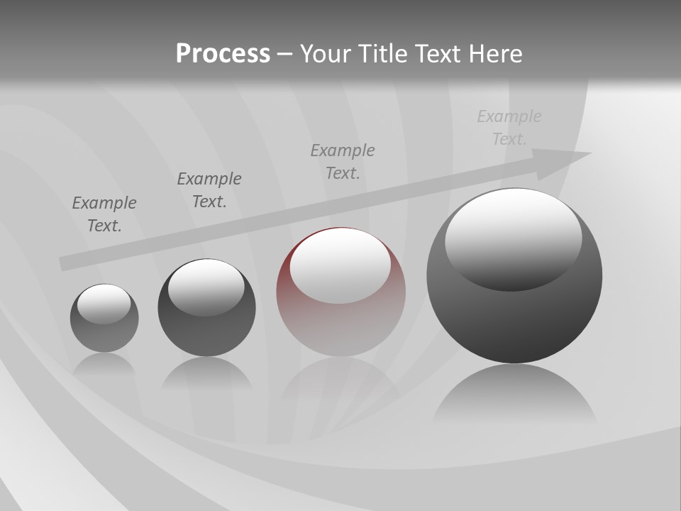 A Black And White Background With A Black And White Swirl PowerPoint Template