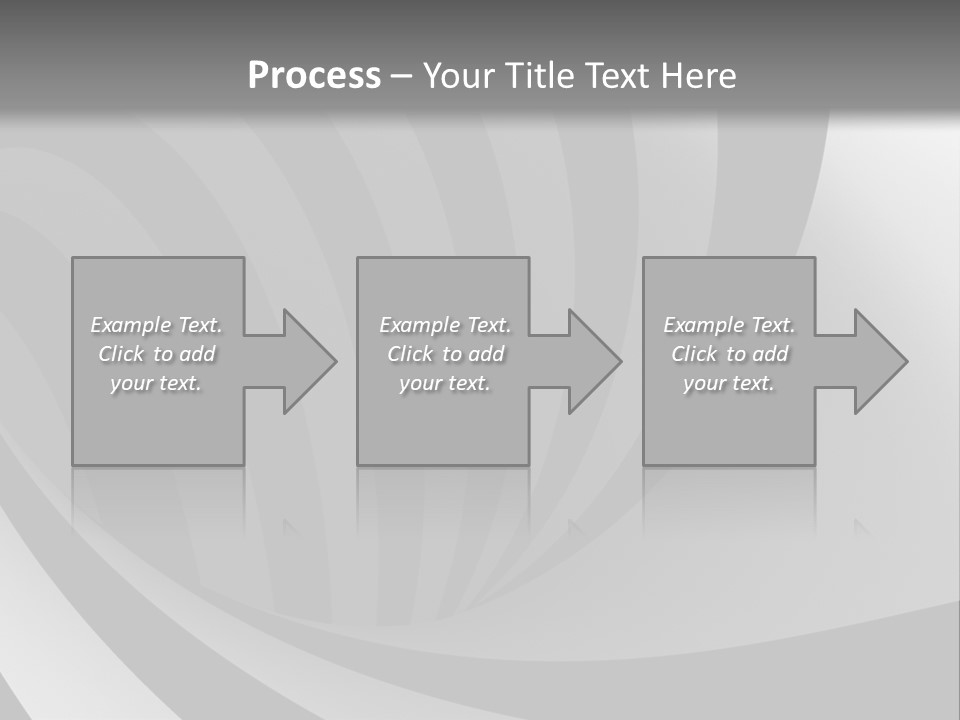 A Black And White Background With A Black And White Swirl PowerPoint Template