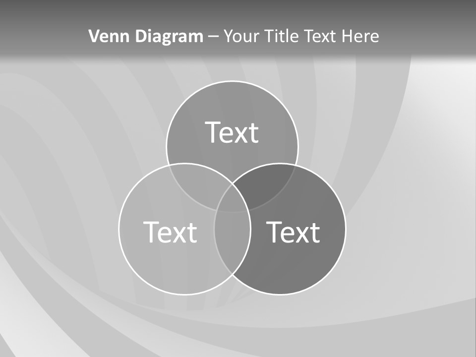 A Black And White Background With A Black And White Swirl PowerPoint Template