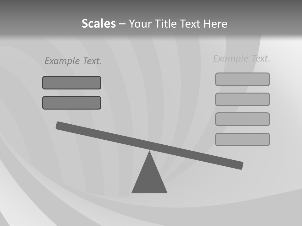 A Black And White Background With A Black And White Swirl PowerPoint Template