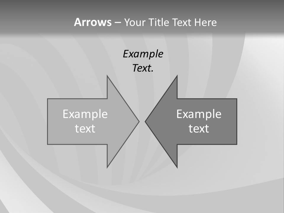 A Black And White Background With A Black And White Swirl PowerPoint Template