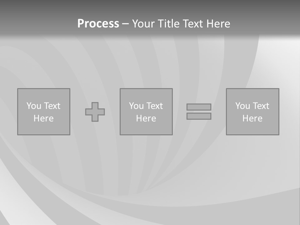 A Black And White Background With A Black And White Swirl PowerPoint Template