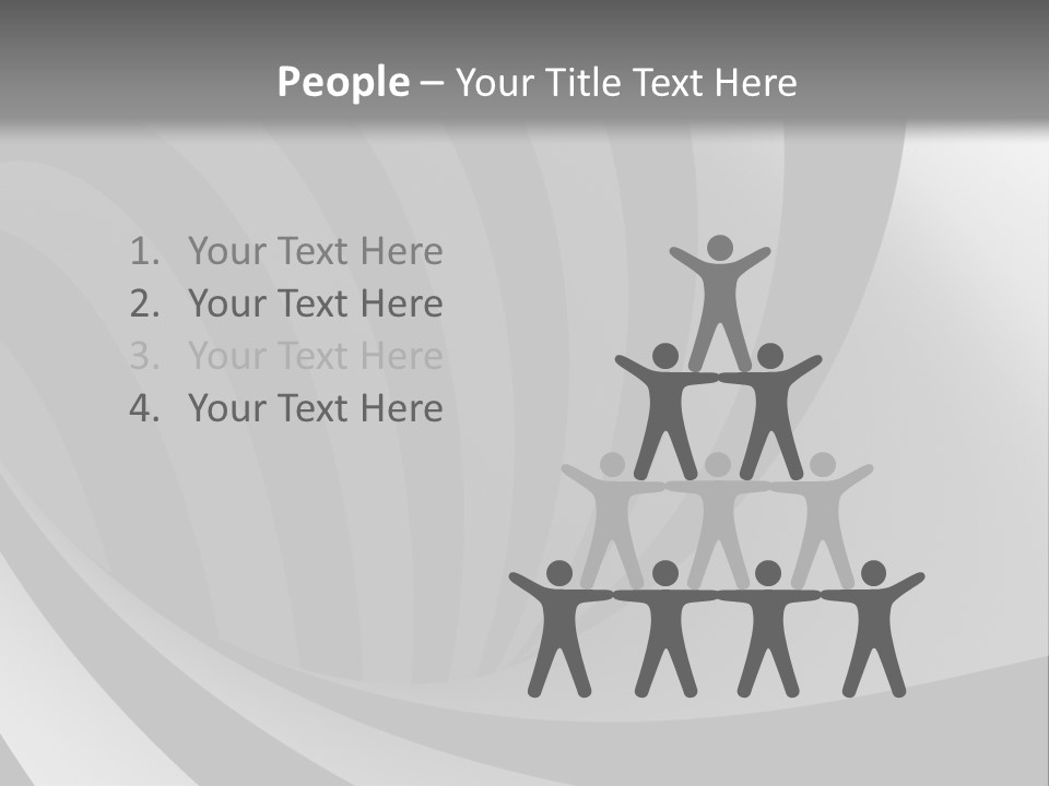 A Black And White Background With A Black And White Swirl PowerPoint Template