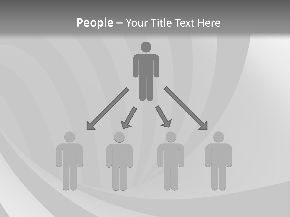 A Black And White Background With A Black And White Swirl PowerPoint Template