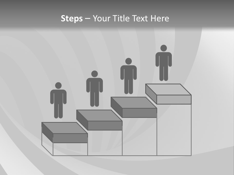 A Black And White Background With A Black And White Swirl PowerPoint Template