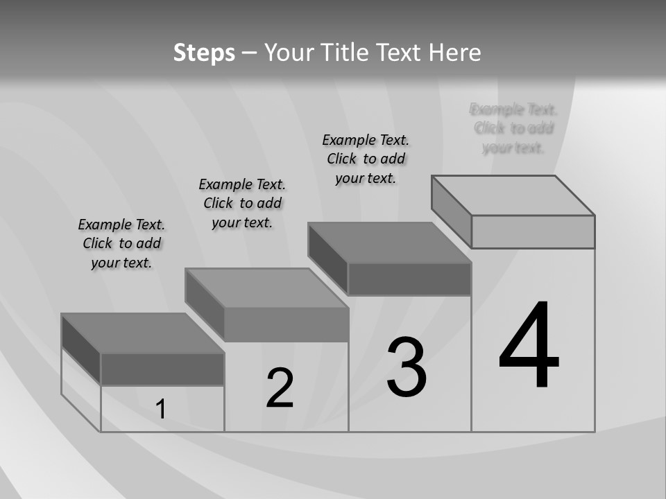 A Black And White Background With A Black And White Swirl PowerPoint Template