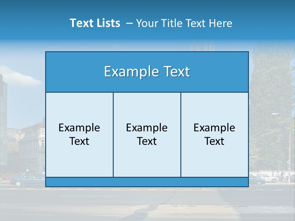 A Church With A Steeple On A Sunny Day PowerPoint Template