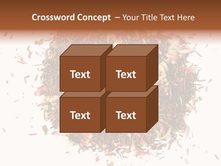 A Pile Of Different Colored Teas On A White Surface PowerPoint Template