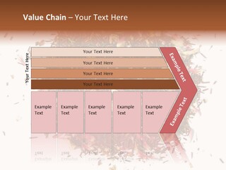 A Pile Of Different Colored Teas On A White Surface PowerPoint Template