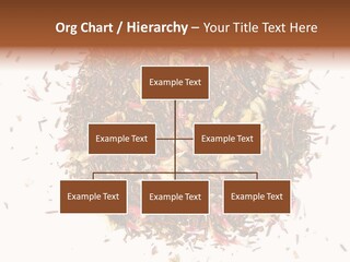 A Pile Of Different Colored Teas On A White Surface PowerPoint Template