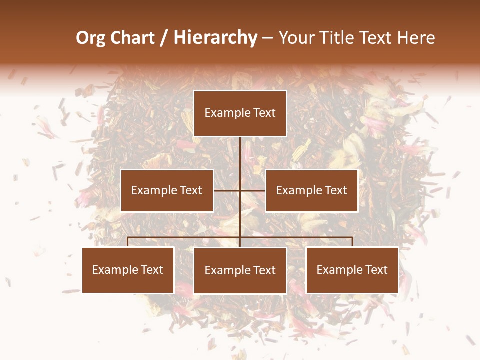 A Pile Of Different Colored Teas On A White Surface PowerPoint Template