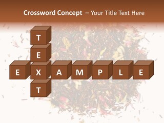 A Pile Of Different Colored Teas On A White Surface PowerPoint Template