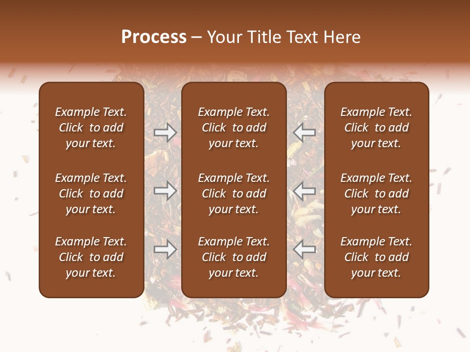 A Pile Of Different Colored Teas On A White Surface PowerPoint Template