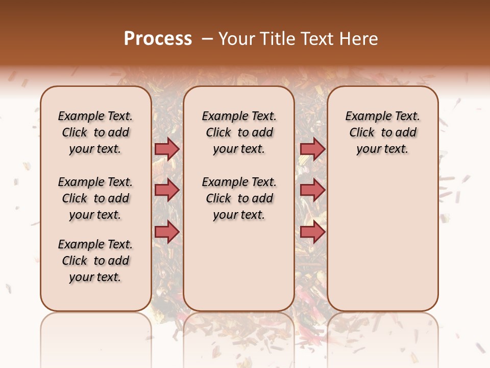 A Pile Of Different Colored Teas On A White Surface PowerPoint Template