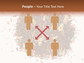 A Pile Of Different Colored Teas On A White Surface PowerPoint Template